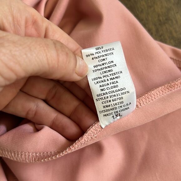 Fashion Nova Secret Identity studded Dress - Mauve Sz- 1XL - Picture 15 of 15